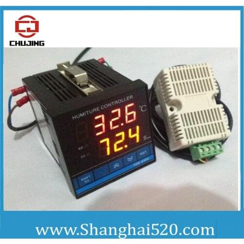Mosses, ferns, orchids and other sensitive tropical species digital temperature and humidity controller