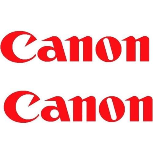 For 2Pcs 2 Canon Camera DSLR Die Cut Vinyl Sticker Decal Car Styling