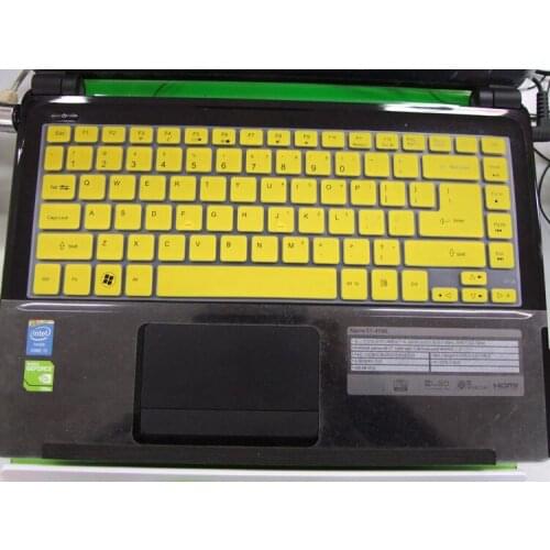 For Acer R7-571G E1-472G E1-422G E1-432G E1-410G V5-452G V5-431 E5-471G E5-421G V3-772 G NV47 NV49 Silicone Keyboard Skin Cover