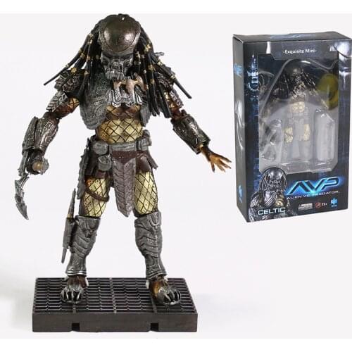 Hiya Toys AVP Celtic Predator Collectors 5" Action Figure Toy Doll Brinquedos Figurals Collection Model Gift