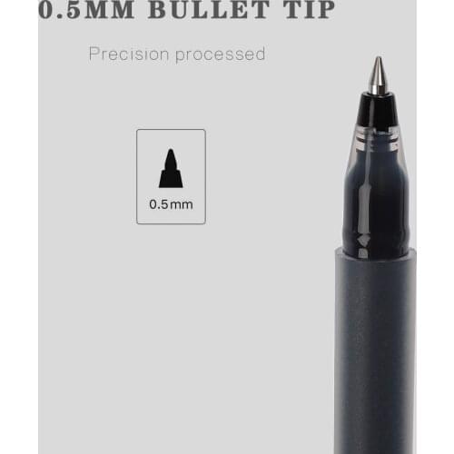 JIANWU 12pcs/set 0.5mm High capacity Gel Pen Writable 1700m No ink leakage Smooth Neutral Pen Kawaii School Supplies