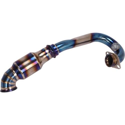 For KTM Duke 125 250 390 rc390 2017-2020 Front Link Pipe Titanium Alloy Connect Tube Slip On Original Catalyst Motorcycle