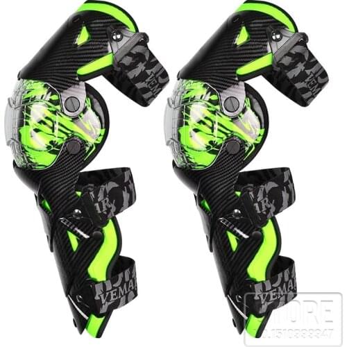 Motorcycle carbon fiber knee pads four seasons knight riding anti-fall motorcycle off-road protective gear leggings equipment