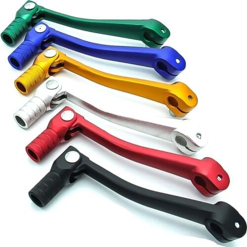 New Motorcycle Parts Sandblasting Aluminum Gear Shifter Folding Aluminum Gear Shifter Shift Lever Fit Motorbike ATV Dirt Bike