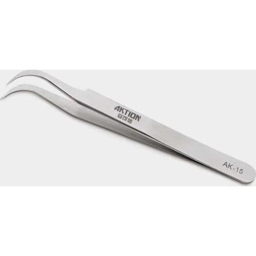 New Stainless Steel Industrial Anti-static Tweezers watchmaker Repair Tools High Quality AA7721