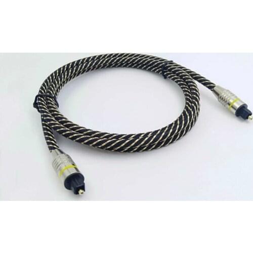 Optical Cable Digital Sound Toslink to Mini Toslink Cable SPDIF Optical Adapter for PC TV to Amplifier Digital Cable