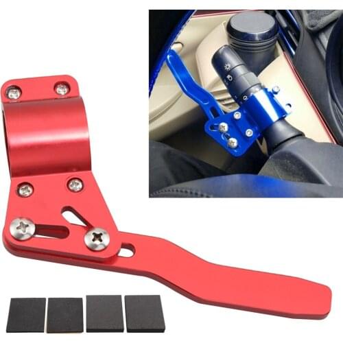 Custom Aluminium Red Turn Signal Lever Position Up Kit Car Styling Adjustment Steering Wheel Turn Rod Extension Universal