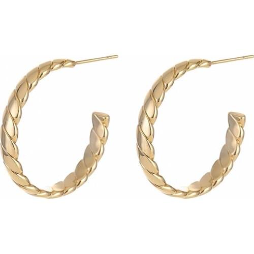 Женские золотые серьги QUCD YAO China At AliExpress