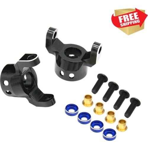 RC radio control car Tamiya CR-01 Black Aluminum C-Hub CR01 option upgrade parts