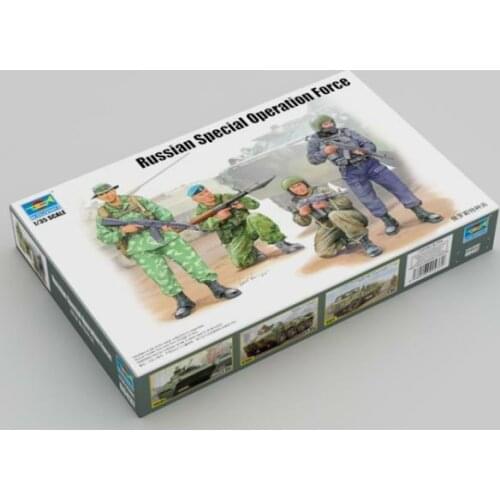 Trumpeter 00437 1/35 Scale Russian Special Operation Force Military Figure Model Kit