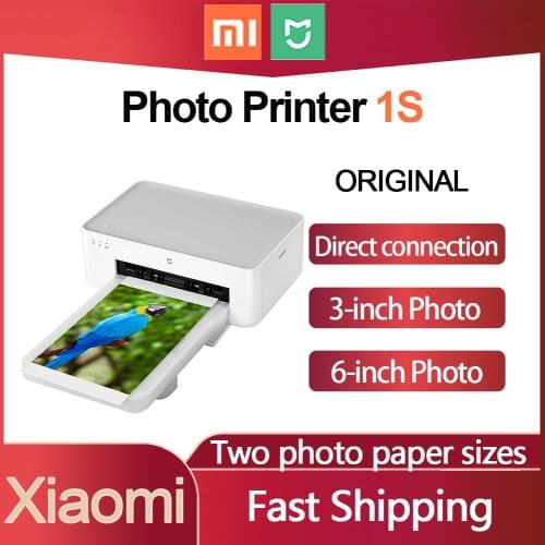 Xiaomi Miajia Photo Printer 1S Machine for Smartphone Iphone WIFI Bluetooth Photo Pictures Ribbon Printer Portable Mini Pocket
