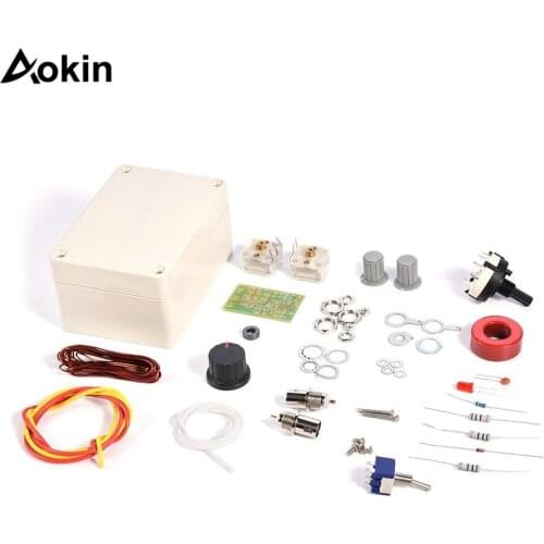 1-30Mhz LED VSWR DIY Manual Antenna Tuner Kit For HAM RADIO CW QRP Q9 BNC Interface