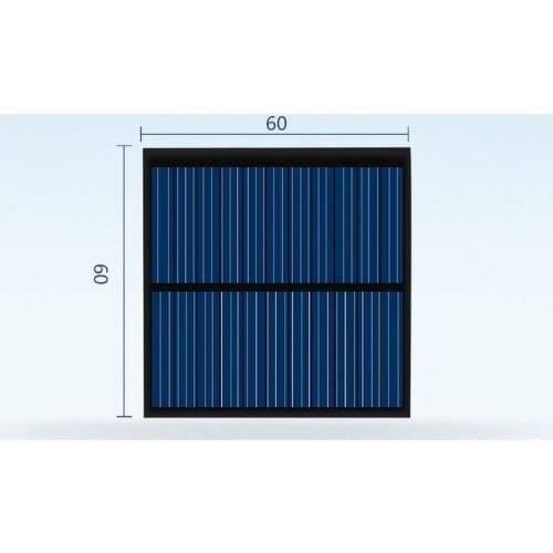 10pc 60x60mm Solar Panel 5.5v 0.44w Mini Solar System DIY For Battery Cell Phone Chargers Portable generate electricity