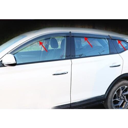 4/6pcs for Dongfeng AEOLUS AX7 2019 Windows visor