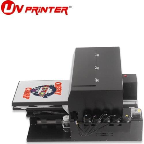A3 UV printer DTG T-shirt fabric for mobile phone shell metal wood pen high resolution colorful pattern printing