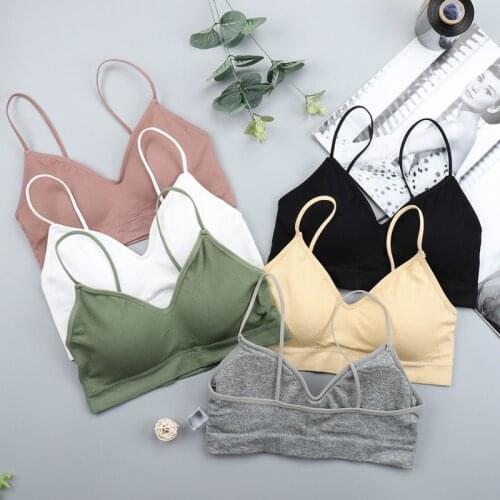 2021 Women Push Up Solid Bra Elastic Gathering Summer Anti-light Korean Style Wild Bra Tube Top Sexy Seamless Wire Free Bra