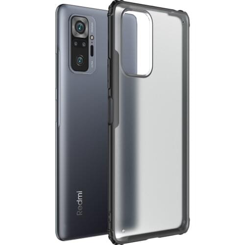 Case on redmi note 10 pro max bumper cover for xiaomi readmi not 10pro note10 plus protective phone back coque bag tpu pc matte