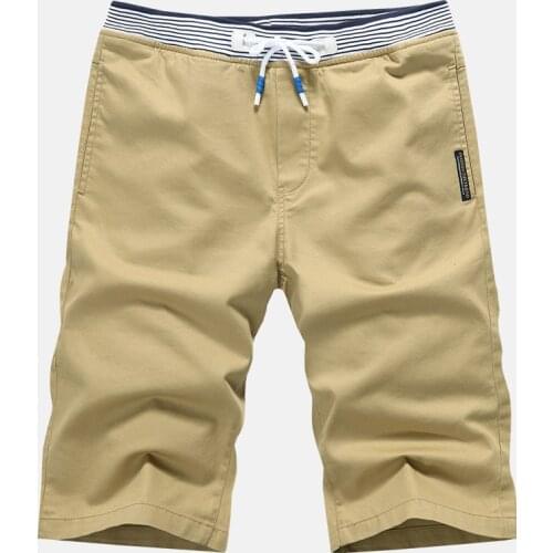 Jogger Shorts Shorts mens 2021 summer Korean casual pants large 5-inch pants middle PANTS YOUTH pure beach pants fashion