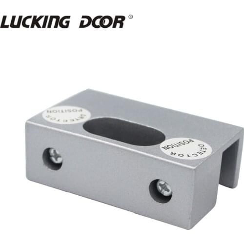 Electric Bolt Lock U Bracket Aluminium Alloy Bracket Mini Bracket for Access Control System Frameless Glass