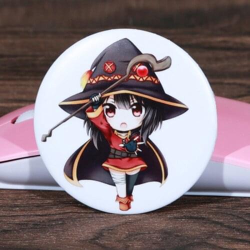 FFFPIN 5.8cm Large Brooch Japan Anime Breastpin Badge Pin Kono Subarashii Sekai Ni Shukufuku Wo Coin Icon Collecting Bag Decor