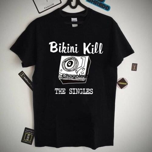 Bikini Kill The Single T Shirt Punk Rock Tee Music Indie Shirt Unisex