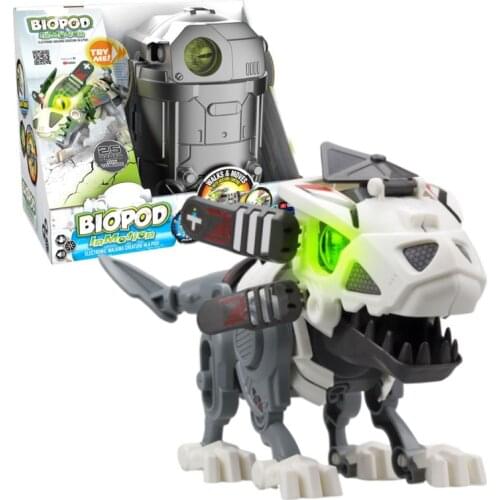 Biopod Splicing Dinosaur Walk Move Lion Toy Assembly Model Jurassic World for Child Birthday Gift