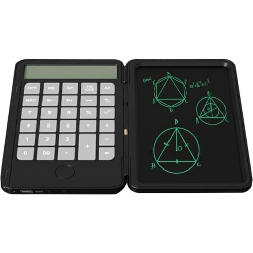 Calculator Handwriting Board 6-inch LCD Writing Board Notepad Daily Office School Calculator Handwriting Board