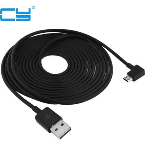 90 degree Short Micro USB Cable 2A 90 Corner Quick Charge USB to Microusb angle Charger Sync Data Fast Charging Cabel Cord 500cm