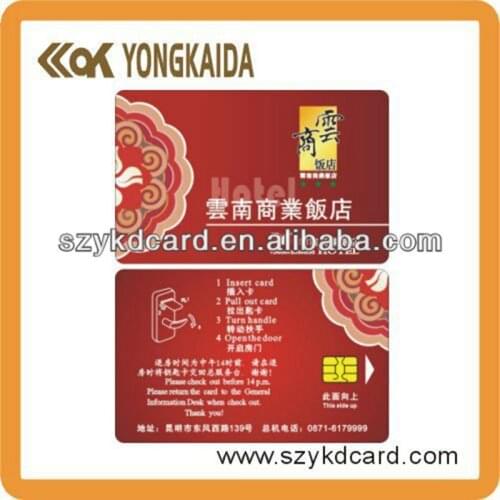 Hot sale 1000pcs/lot ATMEL24C16 16k Memory Printed Contact Smart IC card AT24C16 Smart Contact IC card Credit Card Size
