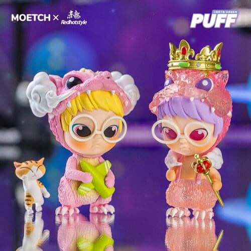 Cute toy authentic small puffs second season future city series Blind Random box trend kid doll Christmas gift decoration