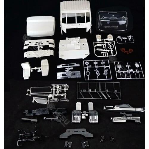 1/14 Truck Simulation Car Shell Tamiya Tractor Modified Car Kit Model Plastic Toy