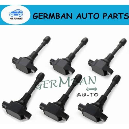 Set of 6Pcs Ignition Coil 22448-JA10C For Infiniti EX35 Nissan Murano 2.5L 3.5L 22448JA10C