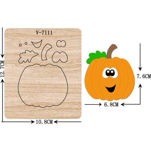 New pumpkin wooden dies cutting dies for scrapbooking Multiple sizes V-7111