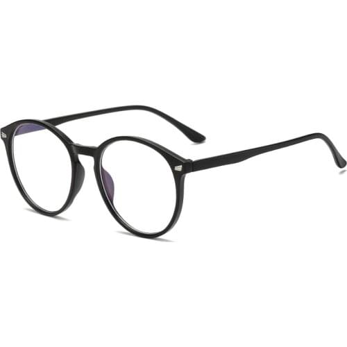 Unisex Anti Blue Rays Computer Glasses Women Vintage Round Frame Gaming Glasses Men Anti Eye Eyestrain Light Blocking Eyewear