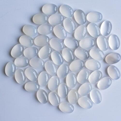 Wholesale 50pcs/lot fashion hot sell good quality natural white onyx Oval CAB CABOCHON 10x14mm beads for jewelry making free