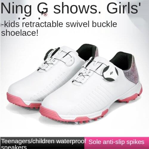 Original kids Golf shoes children girls 2021 shoe sport sneakers super waterproof Anti-slip shoe non-slip sole
