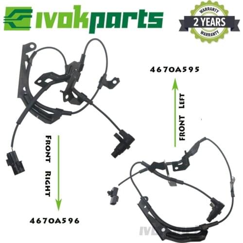 Front Right & Left ABS Wheel Speed Sensor For Mitsubishi Triton L200 Pajero Montero Sport 4670A596 4670A595
