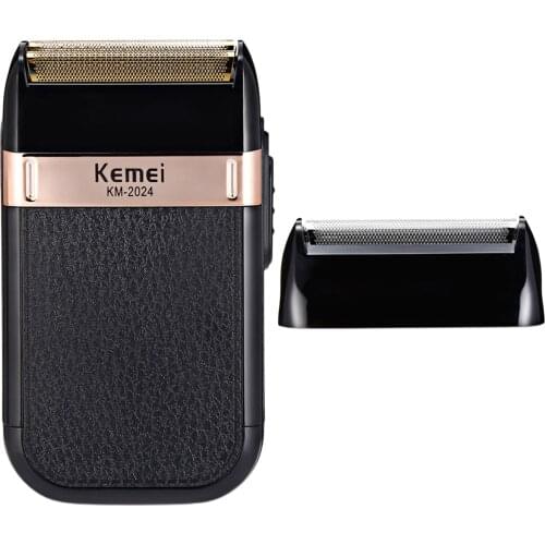 Floating Beard Reciprocating Dual Blade Trimmer Shaving for Men Face Care Rechargeable Electric Beard Trimmer