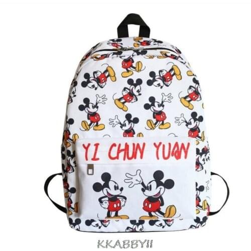 Mickey Mouse Backpack Women Cute Multifunctional School Bags for Teenage Girls Student Kawaii Travel Backpacks Ruckpack