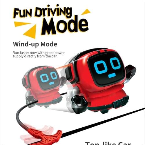 Launching Mode Battle Robots Gyro Robot Toys Detachable Removable Gyroscope Wind-up Car Pull Back Spinning Toy Interesting Place