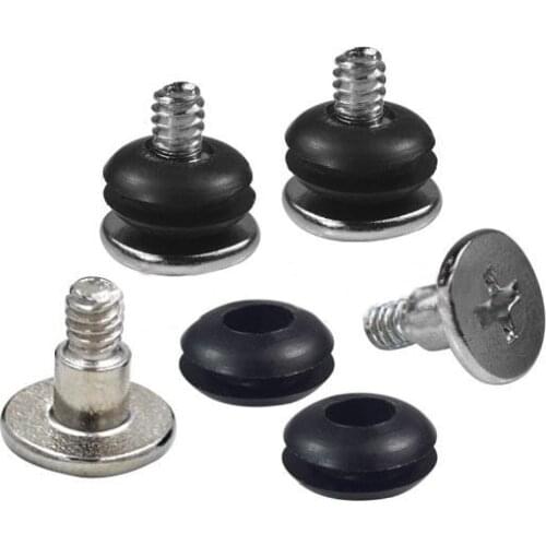 Hard disk damping screw 3.5 Thick tooth step screw rubber ring to reduce hard disk vibration fixing screw