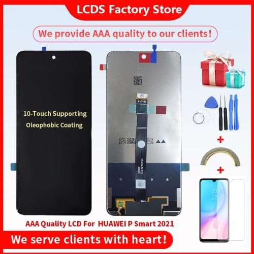 Original LCD For Honor 10X/X10 Lite LCD With Frame LCD Display Screen For Honor X10/P Smart 2021 LCD Screen Display DNN-LX9