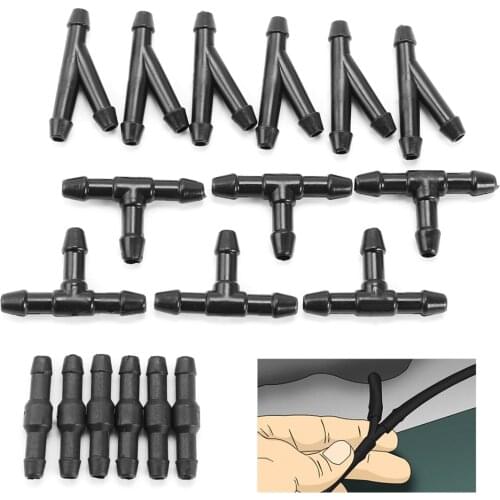 18pcs Car Wiper Jet Nozzles Tube For Toyota Prius Levin Crown Avensis Previa FJ Cruiser Venza Sienna Alphard ZELAS HIACE CONCEPT