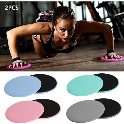 2Pcs Yoga Sliding Disc Gym Pilates Core Exercise Plate Abdominal Workout Training Equipment