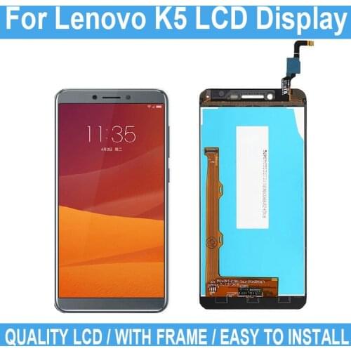 5.0" 100% New Repair Parts For Lenovo K5 Display Touch Screen No Frame For Lenovo K5 LCD Display +Tool +Tested