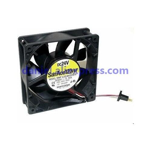 9WF1224H1D03 12CM 12038 24V fan alarm detection for CNC equipment 0.32A