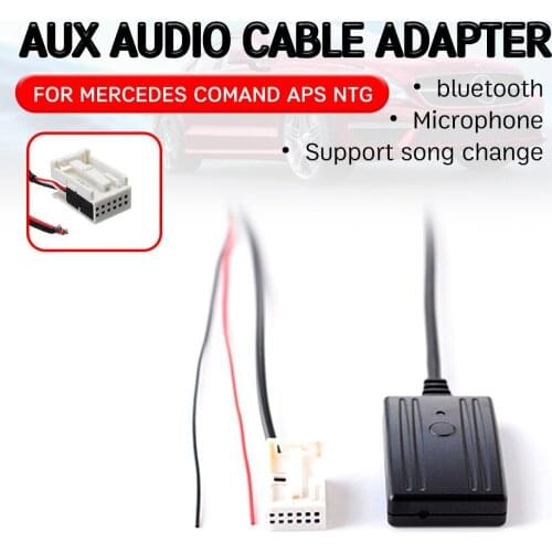 Bluetooth Adapter Hands-free Hifi Wireless aux module for Mercedes for Benz W169 W245 W203 W209 W164 Aux Receiver Cable