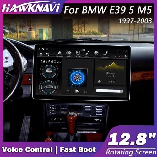 Hawknavi 12.8" Android 9 Car Multimedia Player For BMW M5 E39 5 1997-2003 GPS DVD Radio Navigation PX6 DSP Headunit Carplay