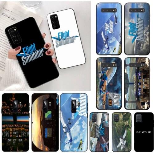 Aircraft FLIGHT SIMULATOR Phone Case for Samsung S20 plus Ultra S6 S7 edge S8 S9 plus S10 5G lite 2020