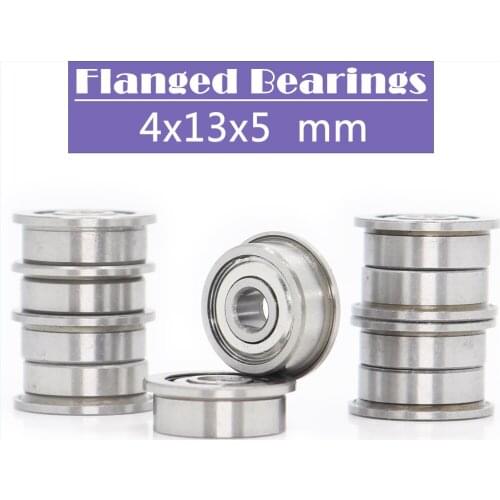 Desktop 3D Printer Special Flange Bushing Ball Bearing F624ZZ (10PCS) 4X13X5mm F624 For Kossel/ Prusa i3 Parts Free Shipping